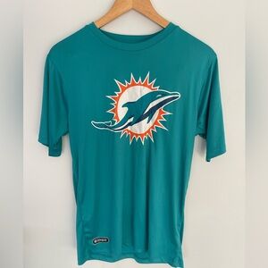 Miami Dolphins NFL Fanatics Blue Ryan Fitzpatrick Short Sleeve Shirt Mens S